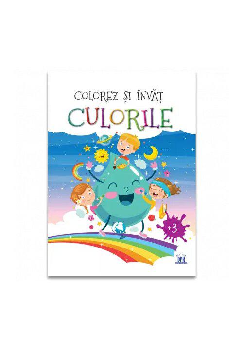 Colorez si invat culorile - coperta