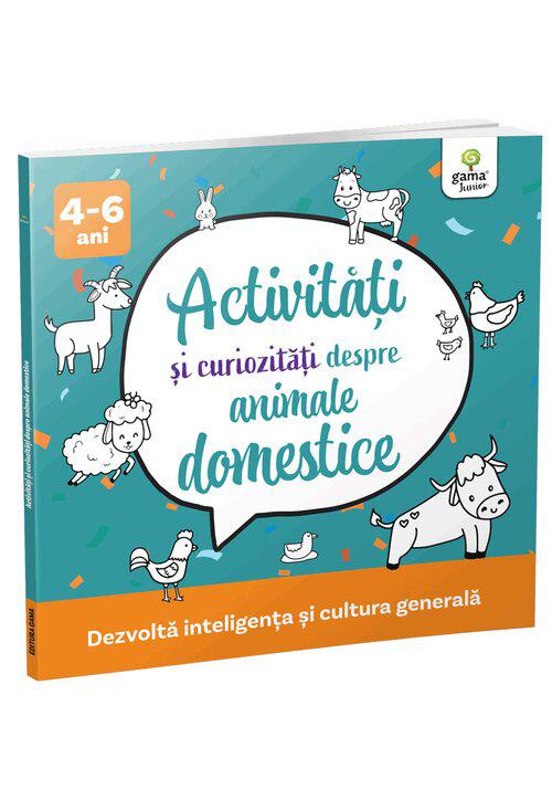 Activitati si curiozitati despre animale domestice - coperta