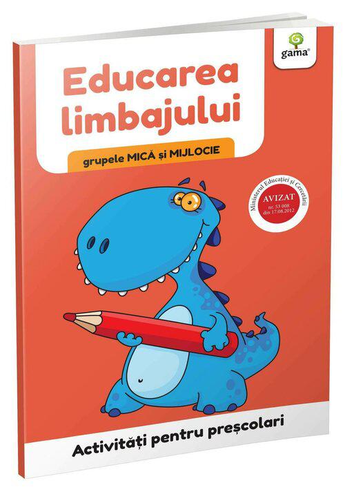 Educarea limbajului grupele mica si mijlocie - coperta