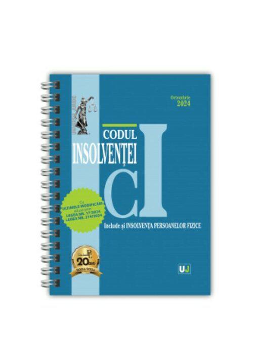 Codul insolventei Octombrie 2024 EDITIE SPIRALATA - coperta