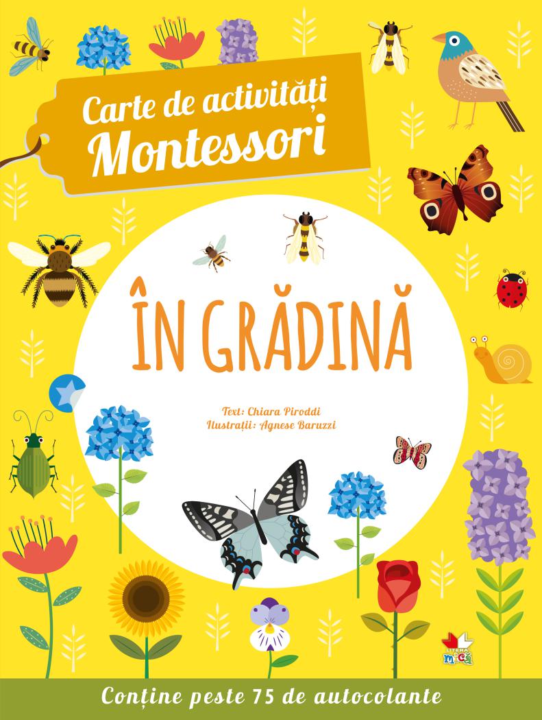 Carte de activitati Montessori In gradina - coperta