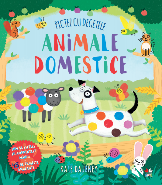 Pictez cu degetele Animale domestice - coperta