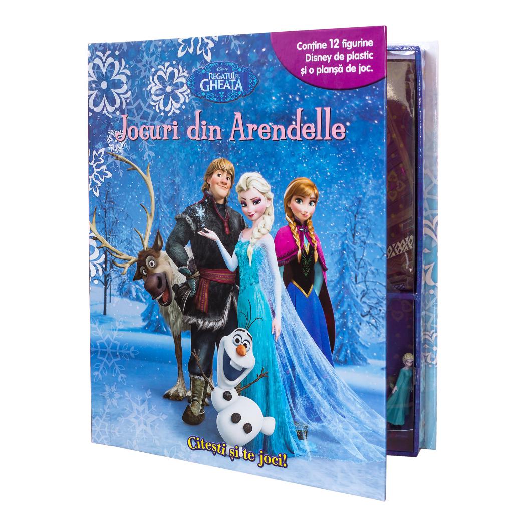 Regatul de gheata Jocuri din Arendelle Citesti si te joci contine 12 figurine  - coperta
