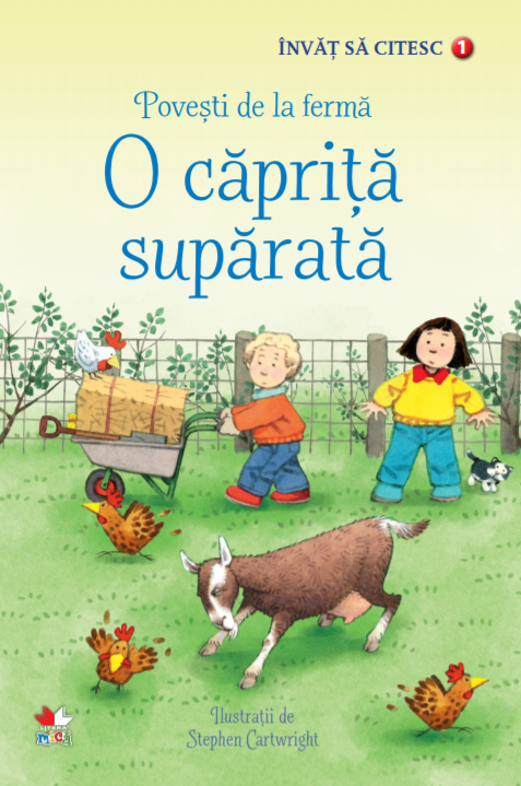 O caprita suparata Povesti de la ferma Invat sa citesc nivelul 1  - coperta
