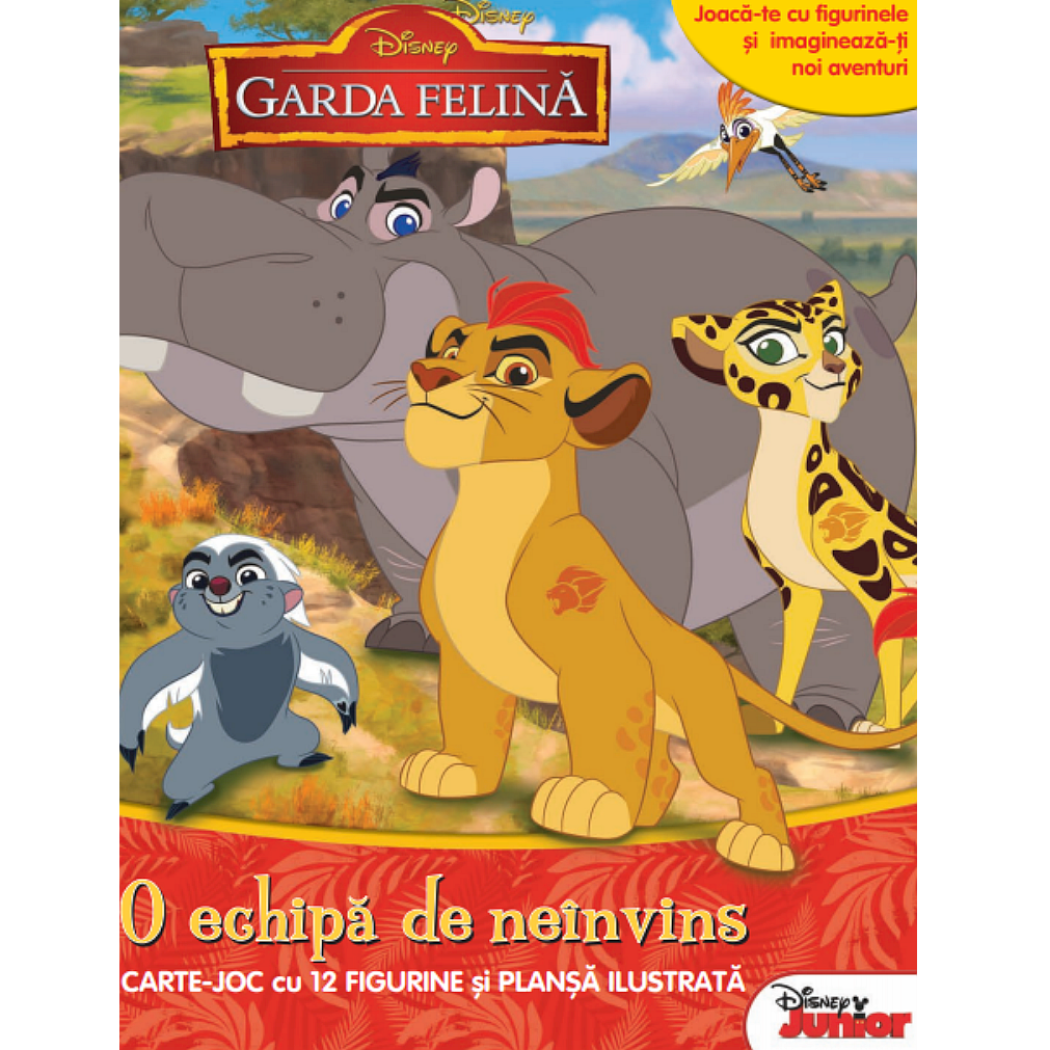 Disney Garda felina O echipa de neinvins Carte de joc cu 12 figurine si plansa ilustrata - coperta