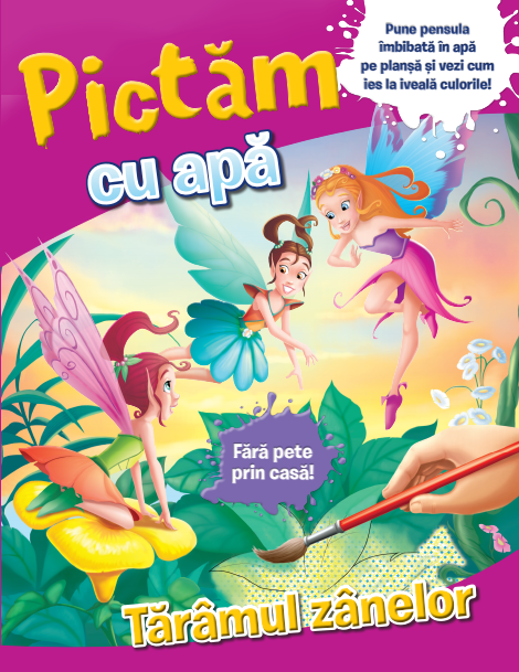 Pictam cu apa Taramul zanelor - coperta