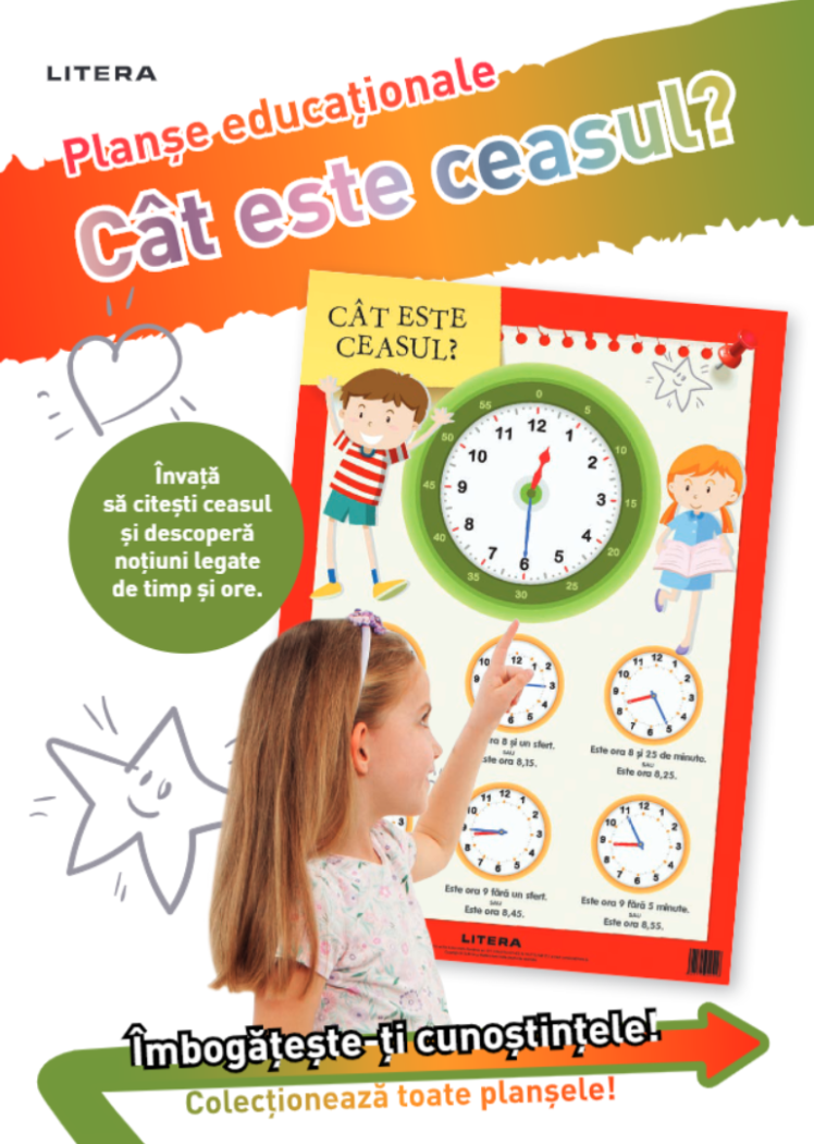 Cat este ceasul Planse educationale - coperta