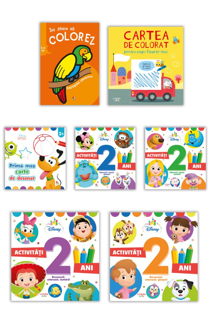 Kit complet de distractie acasa Ne jucam si invatam 2 ani - coperta