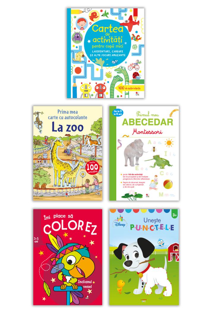 Kit complet de distractie acasa Ne jucam si invatam 3 ani - coperta