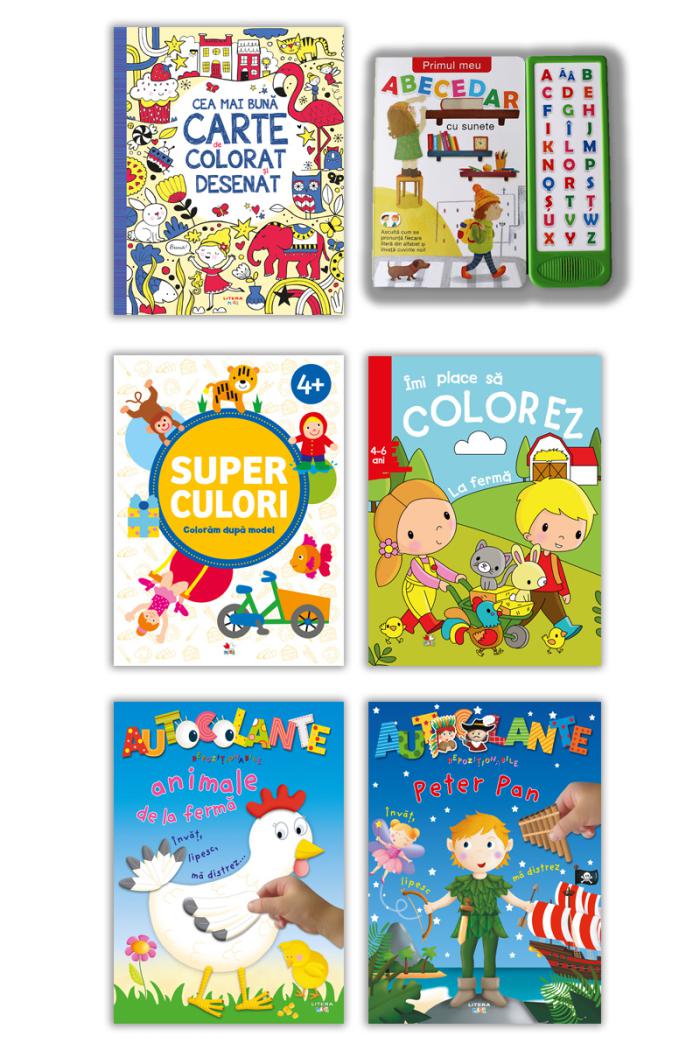 Kit complet de distractie acasa Ne jucam si invatam 4 ani - coperta