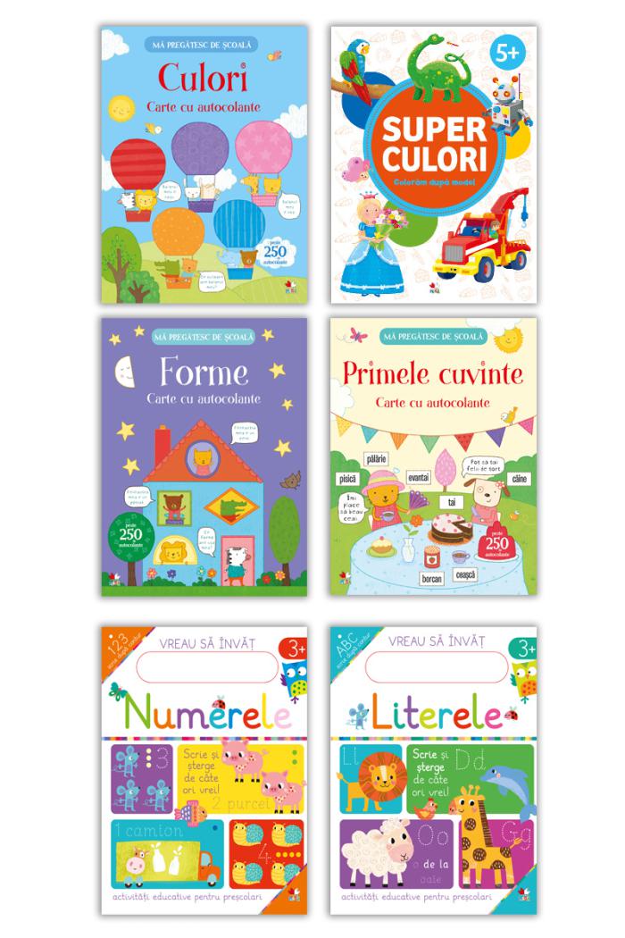Kit complet de distractie acasa Ne jucam si invatam 5 ani - coperta