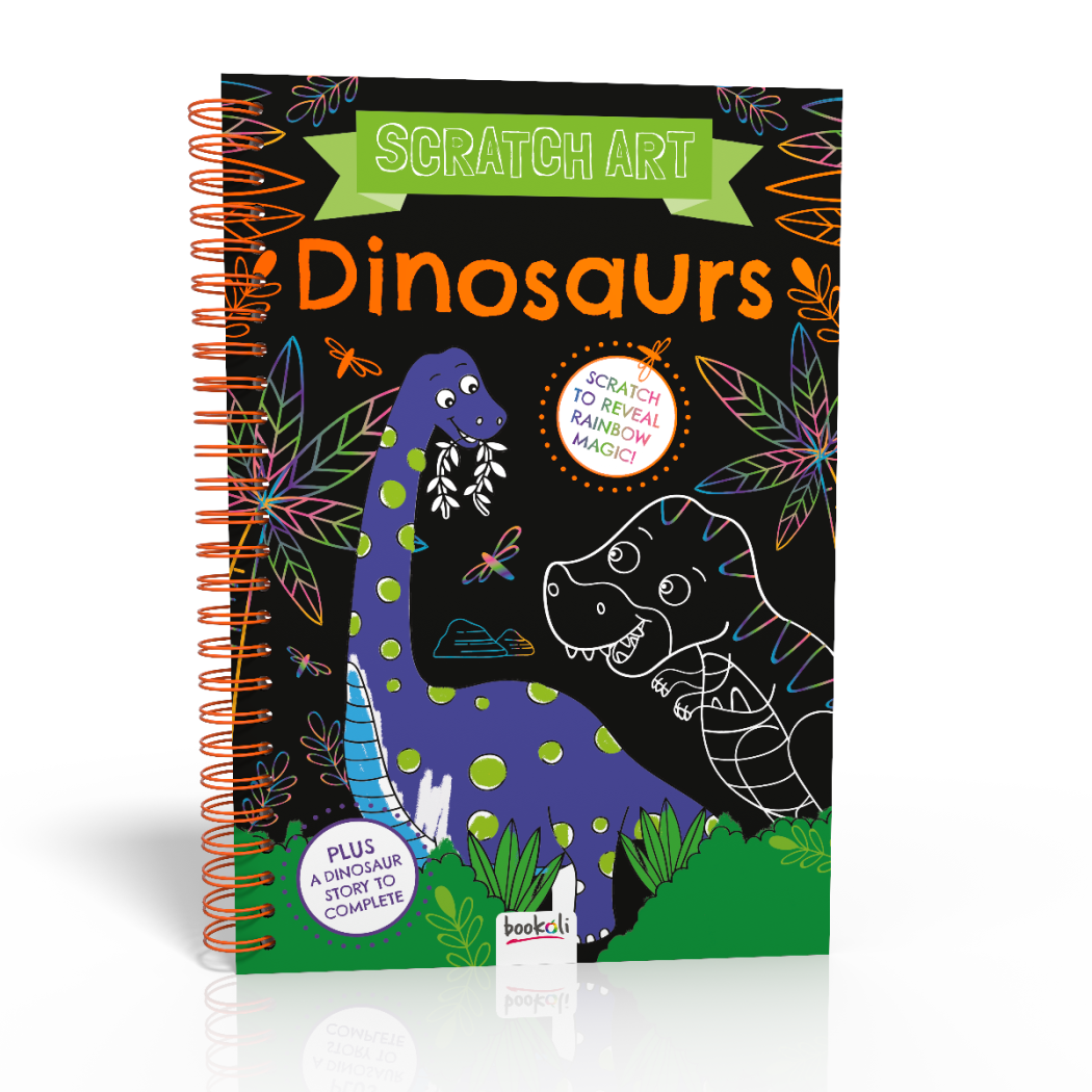 Scratch Art Dinosaurs - coperta