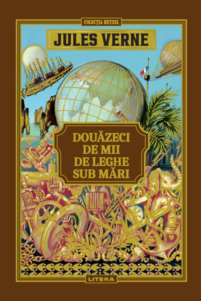 Volumul 2 Jules Verne Douazeci de mii de leghe sub mari - coperta