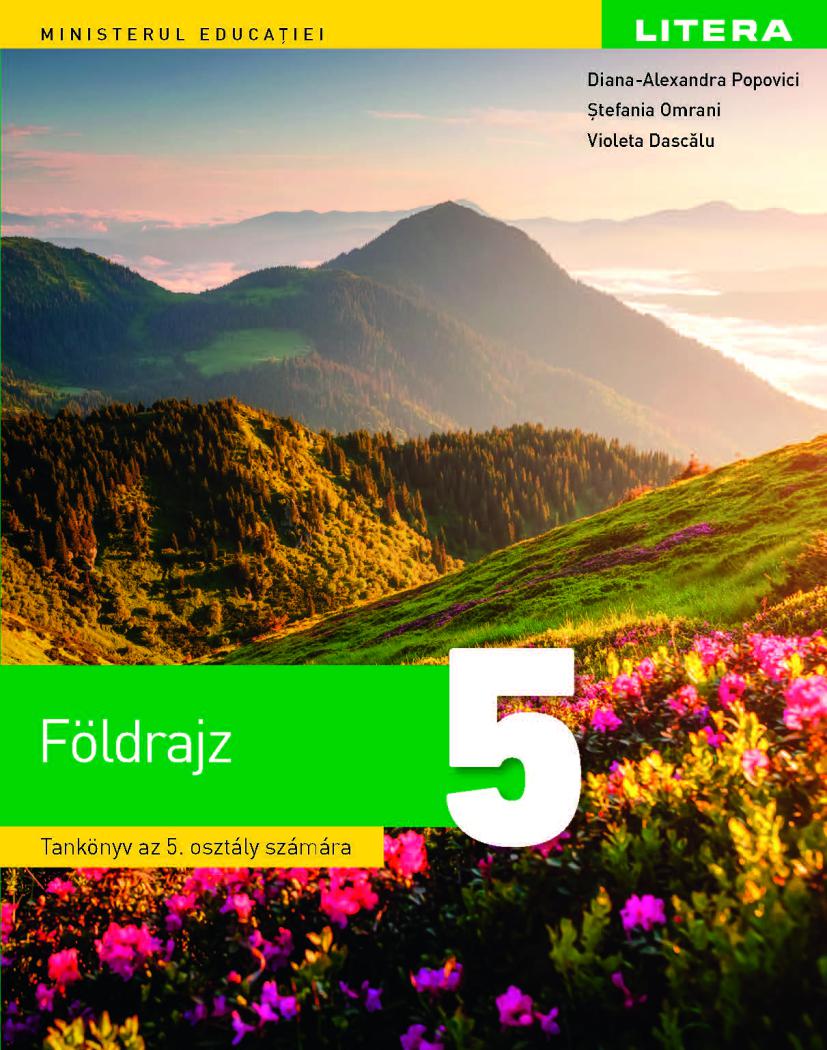 Geografie Manual in limba maghiara Clasa a V a - coperta