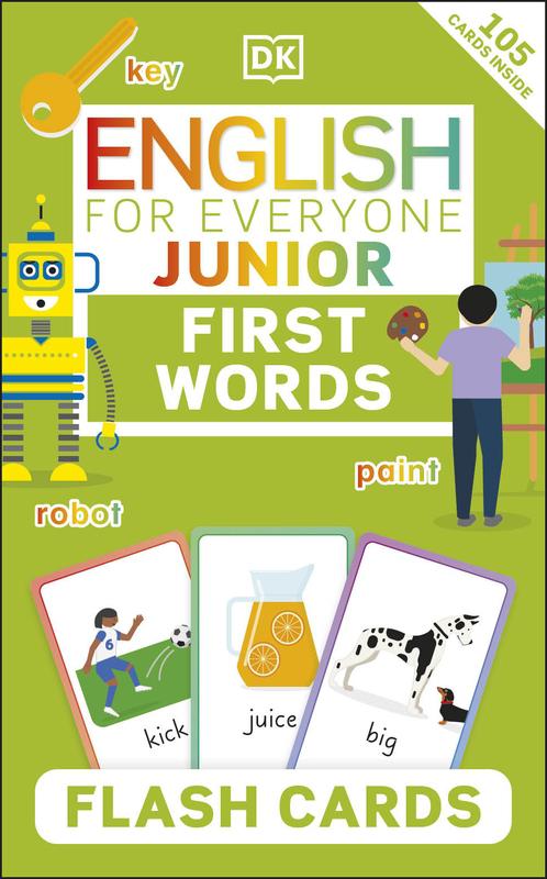 English for Everyone Junior First Words Flash Cards - coperta
