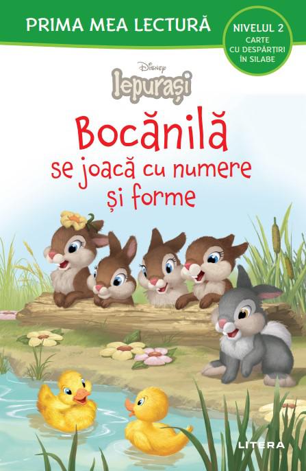 Disney Iepurasi Bocanila se joaca cu numere si forme Nivelul 2 Carte cu despartiri in silabe  - coperta