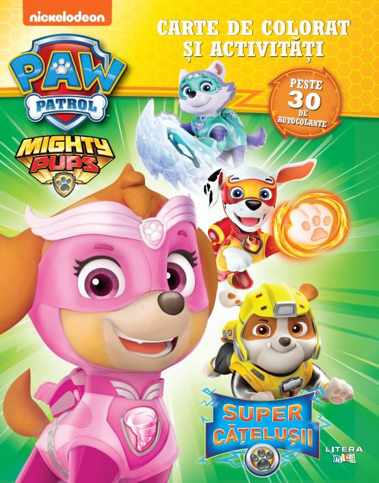 Patrula Catelusilor Supercatelusii Carte de colorat si activitati - coperta