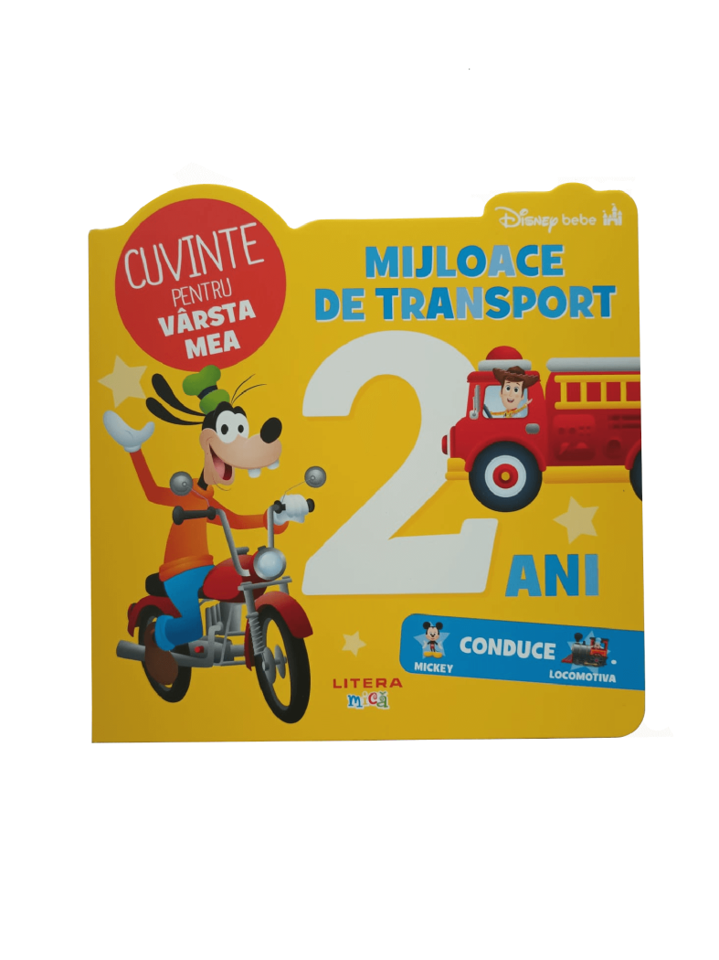 Disney Bebe Cuvinte pentru varsta mea Mijloace de transport - coperta