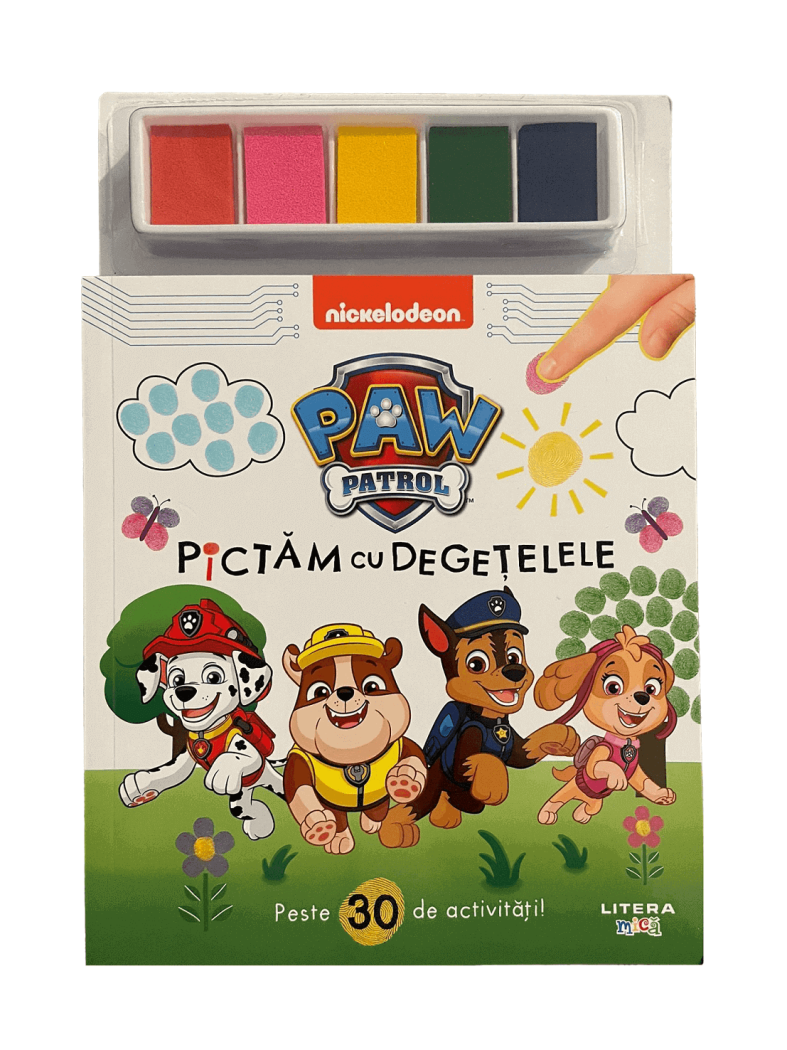 Patrula Catelusilor Pictam cu degetelele - coperta