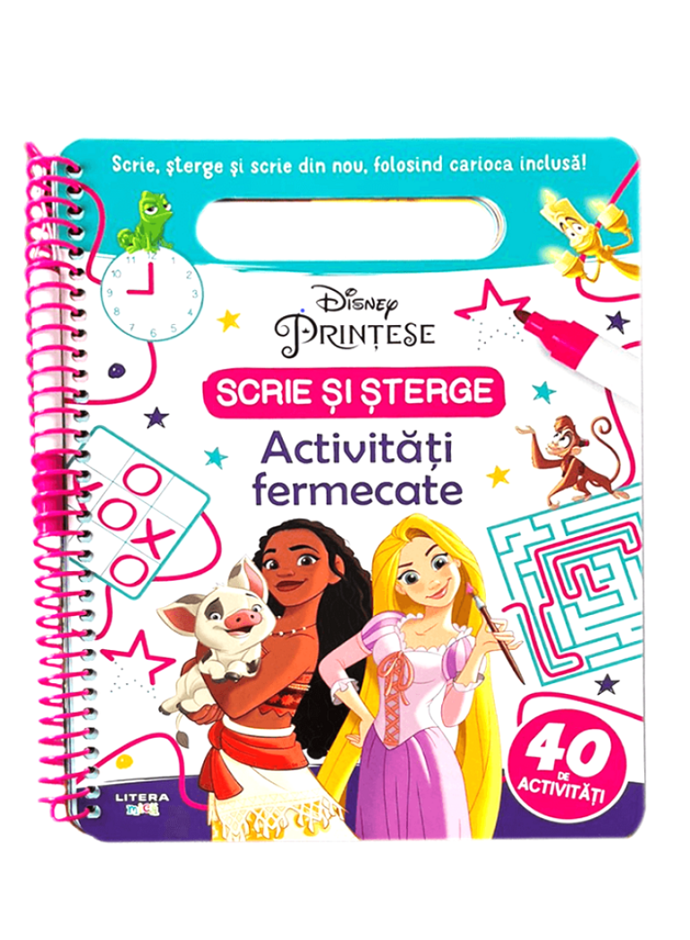 Disney Printese Scrie si sterge Activitati fermecate - coperta