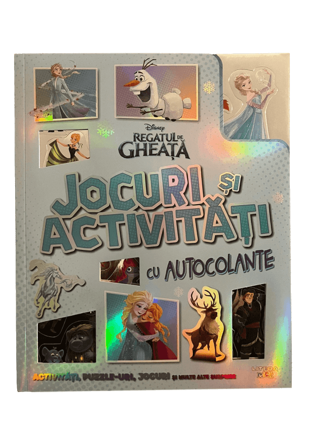 Disney Regatul de gheata Jocuri si activitati cu autocolante - coperta