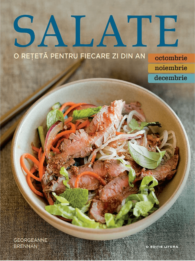 Salate O reteta pentru fiecare zi din an octombrie noiembrie decembrie  - coperta