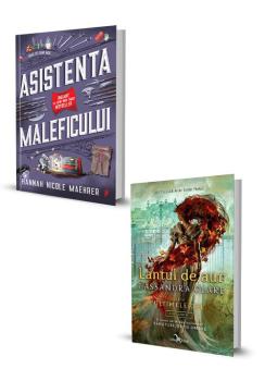 Pachet Asistenta Maleficului Lantul de aur Set 2 carti - coperta