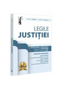 Legile justitiei martie 2024 - coperta