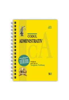 Codul administrativ Aprilie 2024 - coperta
