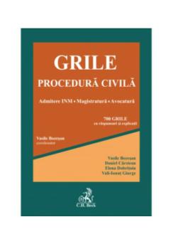 Grile Procedura Civila Admitere INM Magistratura Avocatura - coperta