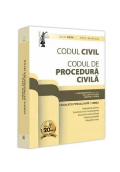 Codul civil si Codul de procedura civila iulie 2024 - coperta