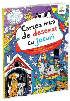 Cartea mea de desenat cu jocuri - coperta