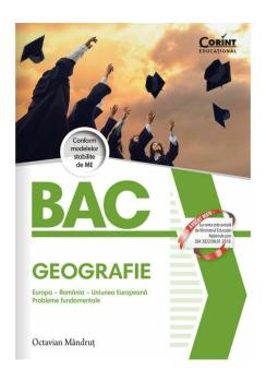 Bacalaureat 2025 Geografie Europa Romania Uniunea Europeana Probleme fundamentale - coperta