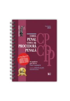 Codul penal si Codul de procedura penala Septembrie 2024 EDITIE SPIRALATA - coperta