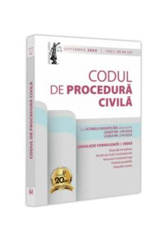 Codul de procedura civila septembrie 2024 - coperta
