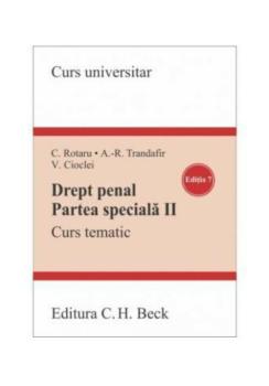 Drept penal Partea speciala II Curs tematic - coperta