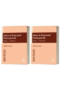 Sinteze de Drept penal Partea generala vol I vol II  - coperta