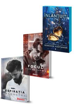 Pachet Respiratia dragostei Focul care ne uneste Inlantuiti Set 3 carti - coperta