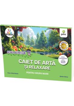 Caiet de arta si relaxare pentru grupa mare - coperta