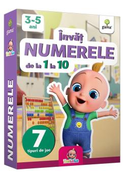Invat numerele de la 1 la 10 - coperta