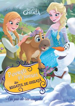 Regatul de gheata Un pui de ren simpatic Povesti si jocuri - coperta