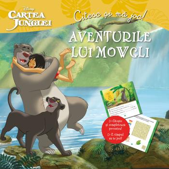 Cartea junglei Aventurile lui Mowgli Citesc si ma joc - coperta