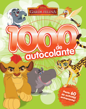 Garda felina 1000 de autocolante Peste 60 de activitati antrenante - coperta