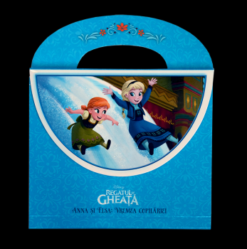 Regatul de gheata Anna si Elsa Vremea copilariei posetuta - coperta