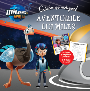 Miles in spatiu Aventurile lui Miles Citesc si ma joc - coperta