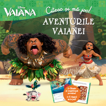 Vaiana Aventurile Vaianei Citesc si ma joc - coperta