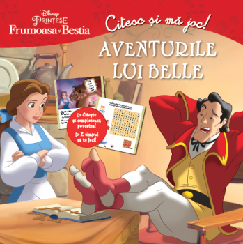 Frumoasa si Bestia Aventurile lui Belle Citesc si ma joc - coperta