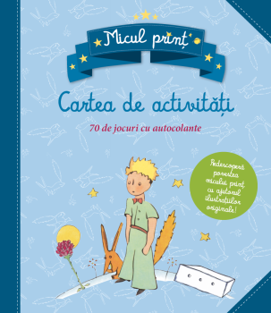 Micul print Carte de activitati 70 de jocuri cu autocolante - coperta