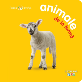 Bebe invata Animale de la ferma - coperta