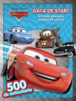 Masini Gata de start Activitati amuzante si pagini de colorat 500 de autocolante  - coperta